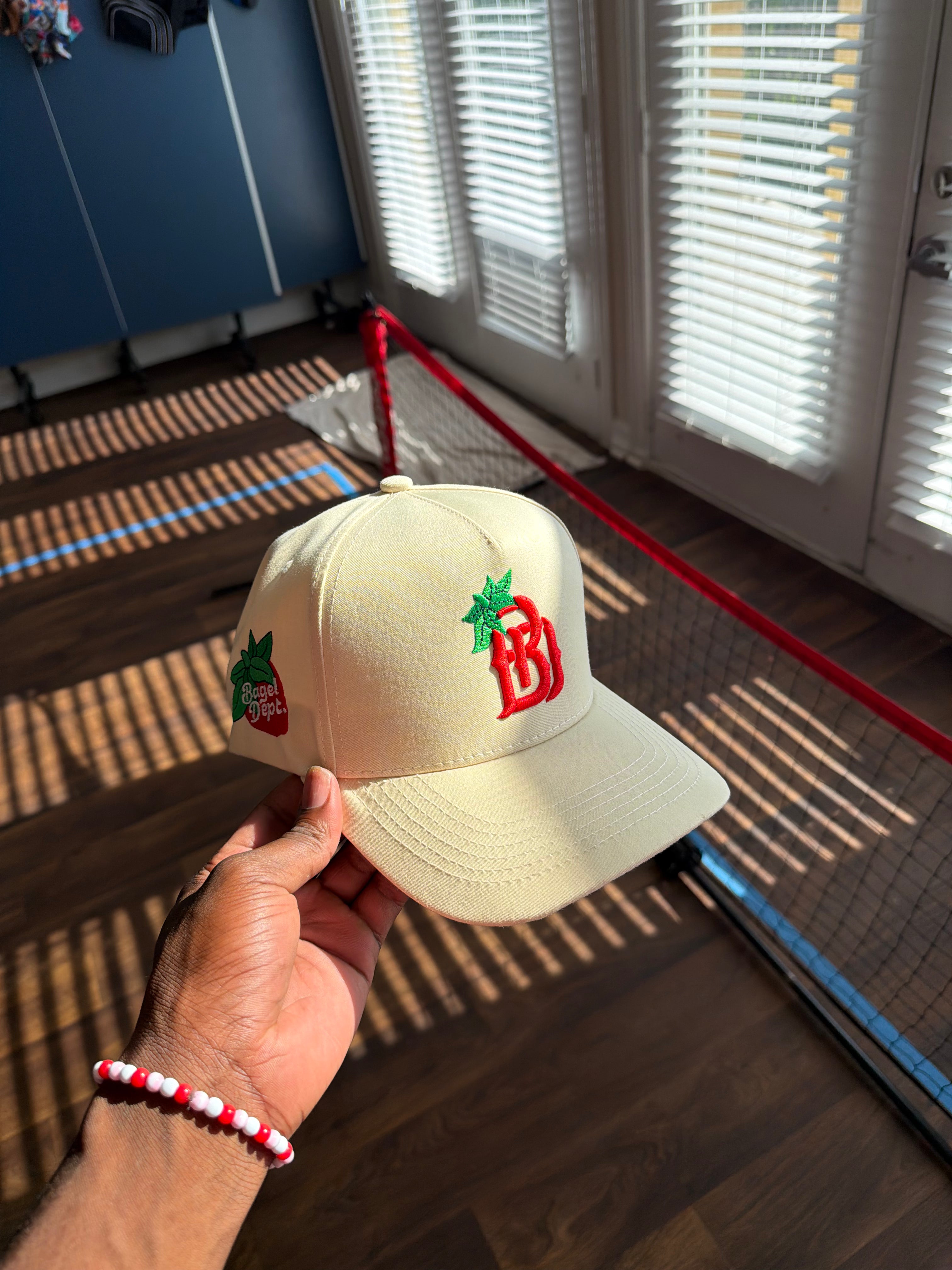 WIMBLEDON EDITION 26 BAGEL DEPT snapback - STRAWBERRIES AND CREAM